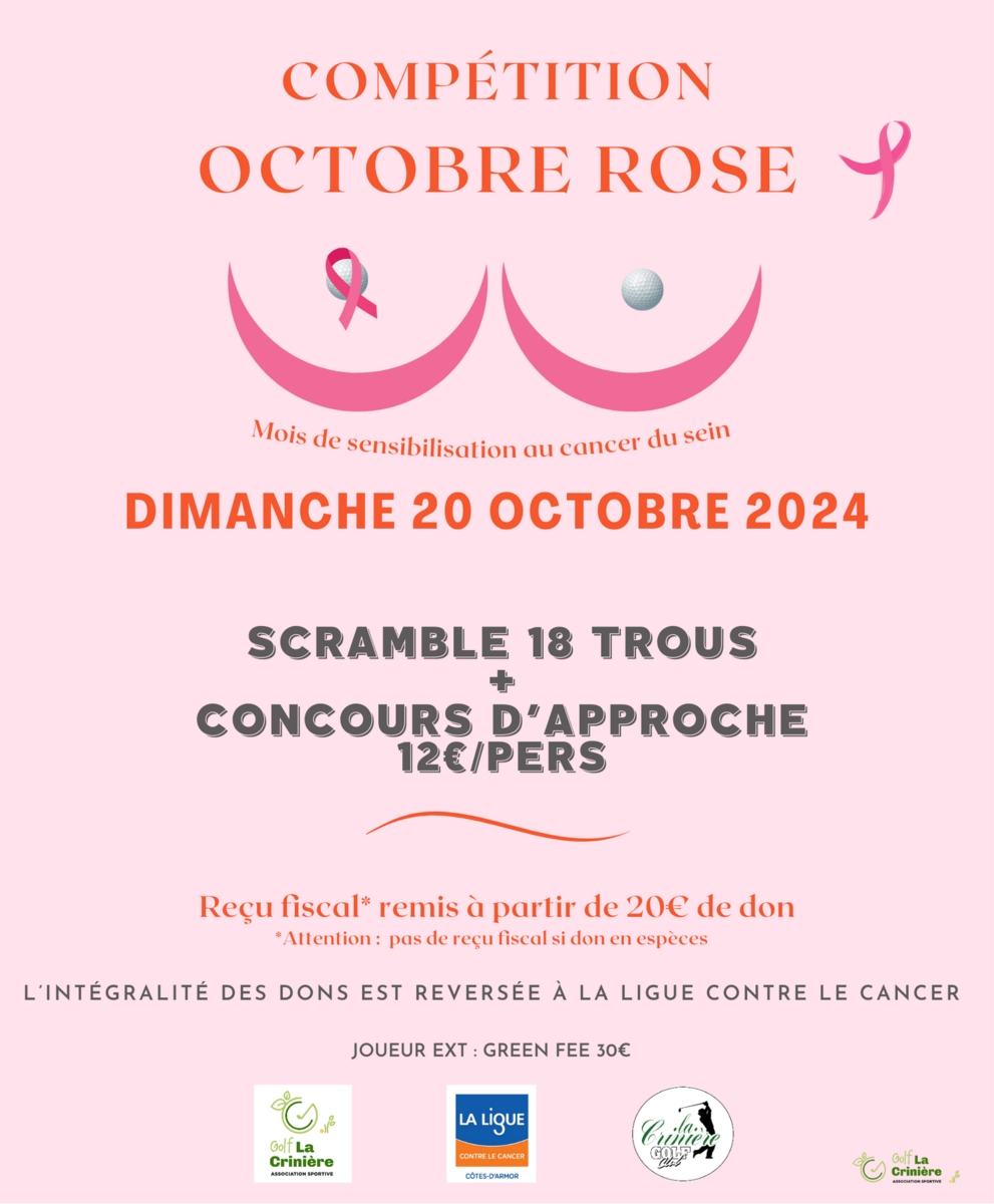 Compétition Octobre Rose, dimanche 20 octobre 