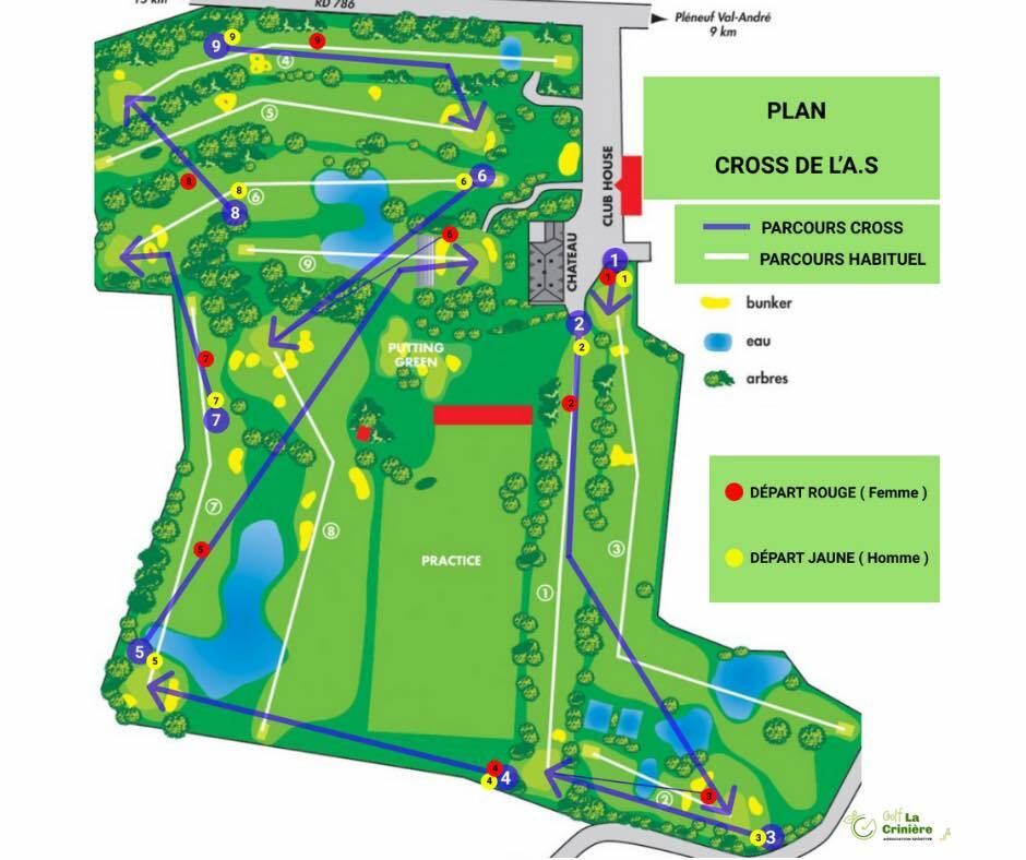 Départs Cross du personnel dimanche