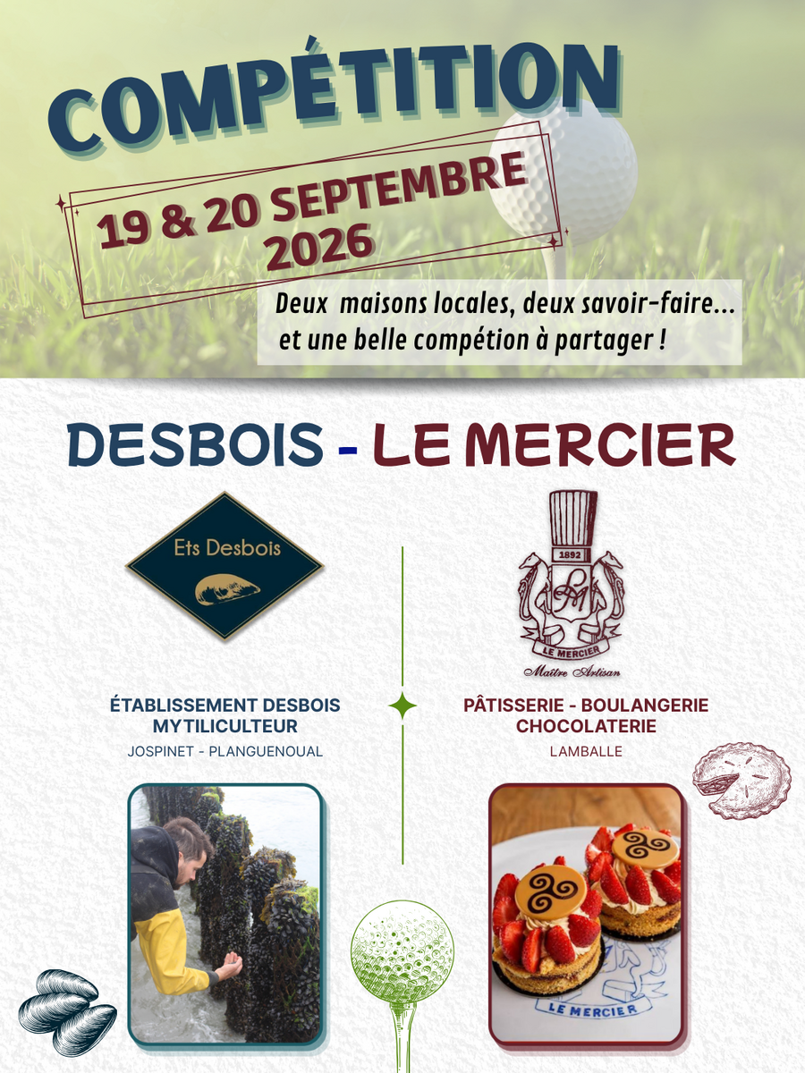 COMPÉTITION DESBOIS - LE MERCIER, 19 & 20 septembre !