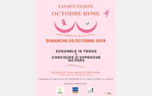 Compétition Octobre Rose, dimanche 20 octobre 