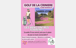 Dernière rencontre féminine avant l'été!!! Inscrivez-vous nombreuses!!!