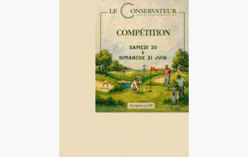 NOTRE COMPÉTITION "LE CONSERVATEUR" CE WEEK-END