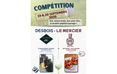 COMPÉTITION DESBOIS - LE MERCIER, 19 &amp; 20 septembre !