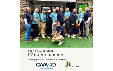 SPONSORING DE NOTRE ÉQUIPE HOMMES